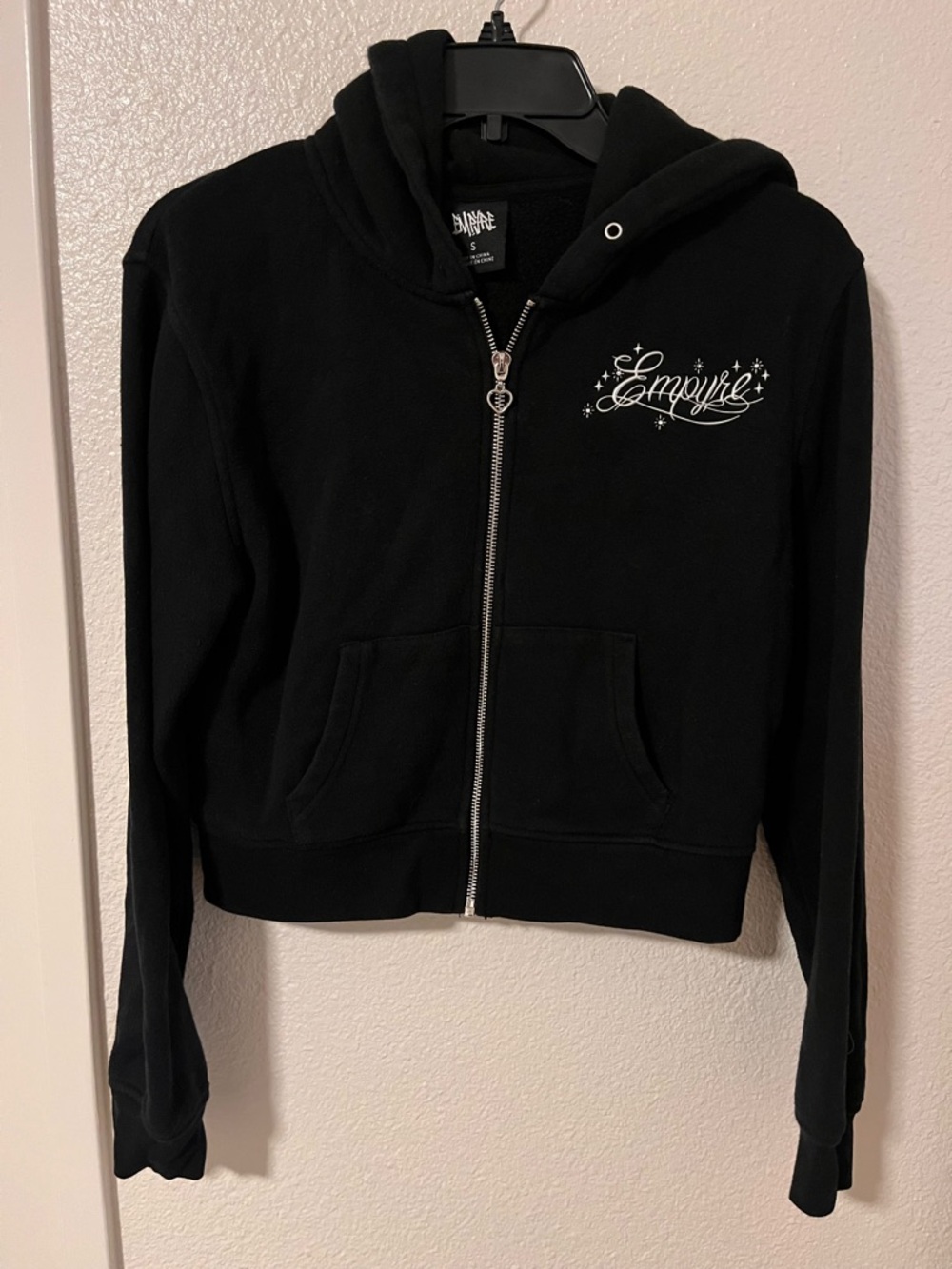 Empyre Angel Black Zip Hoodie